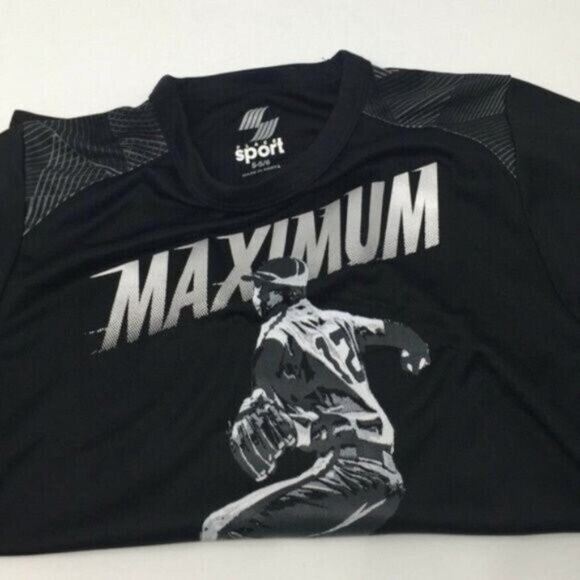 Boys Childrens Place Boy SML 5/6 Crew Top Black SS Maximum Velocity NWT - Picture 5 of 8